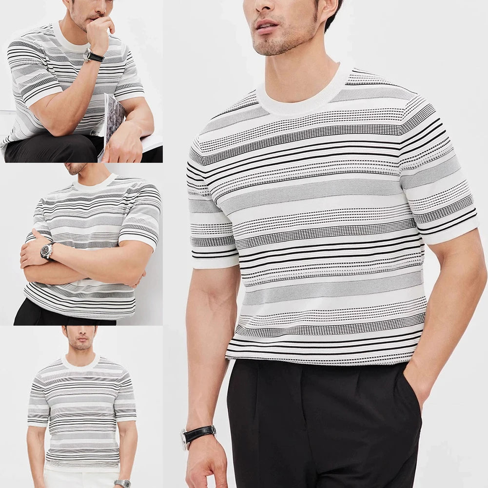 HEARUJOY  -  Fashion XL Casual Loose Fit Short Sleeve Style Slight Stretch Fit Suitable For Daily Wear For Outdoor Activities