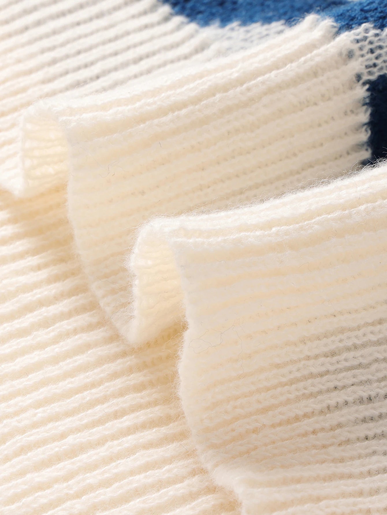 HEARUJOY  -  New Popular Fire Pattern Pullover Ripped Sweater Casual Round Neck Knitted Men's Gift Pullover