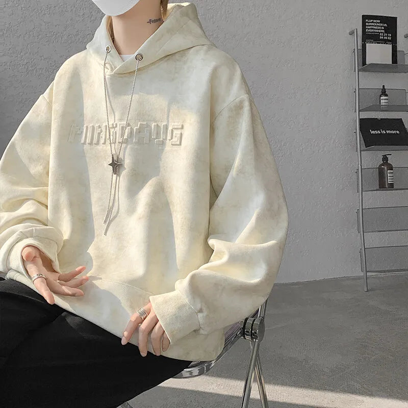 HEARUJOY  -  Casual Long Sleeves Hoodies Summer Hip Hop Loose Skateboard Casual Men's Streetwear PUNK Clothes Plus Oversized 6XL 7XL