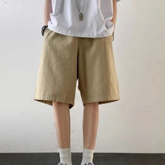 HEARUJOY  -  Drawstring Wide with Pockets Loose Man Short Pants Baggy Designer Thin Essential Xxl Ice Summer Casual in Bulk Xl Shorts for Men