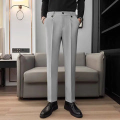 HEARUJOY  -  New Casual Business Trousers Trendy Slim Men's Korean Version Nine Points Pants