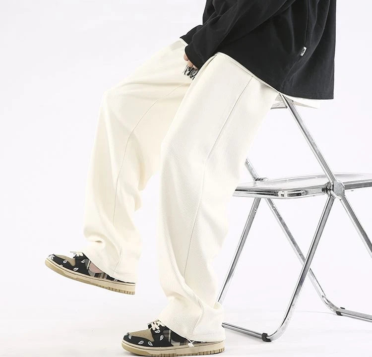 HEARUJOY  -  Trousers Wide Leg Man Sports Pants Retro Korean High Quality Cool Casual Harajuku Clearance Sale Y2k Oversize Sweatpants for Men