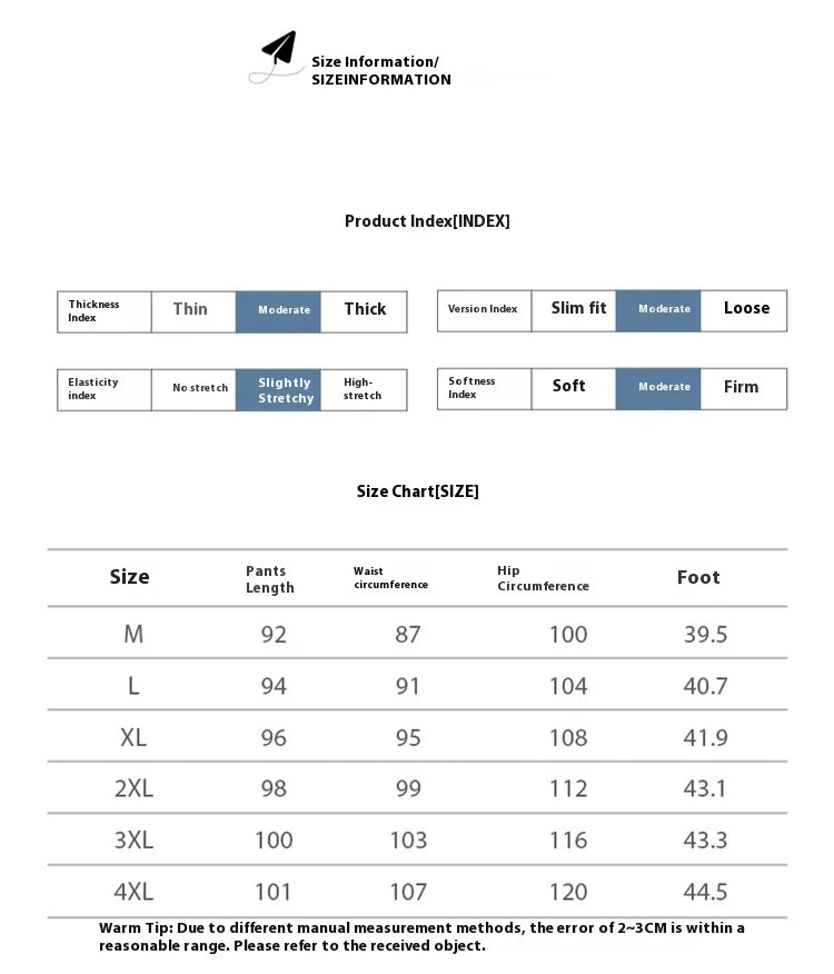 HEARUJOY  -  Autumn Men's Business Casual Suit Pants Summer Casual Long Wide Leg Dress Pants Men's Elastic Straight Office Formal Trousers