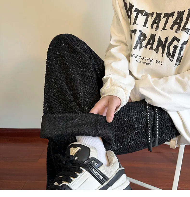 HEARUJOY  -  New Men's Hiphop Pants Men's Ins High Street Spring And Autumn Assault Pants Harem Trousers Sweatpants