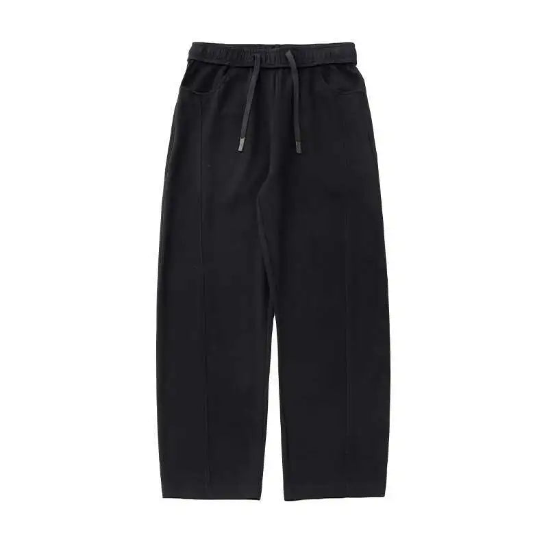 HEARUJOY  -  Men's Casual Pants Summer Autumn New Silhouette Curved Knife Trousers American Style Sports Elastic Waist Sweatpants 9W3472