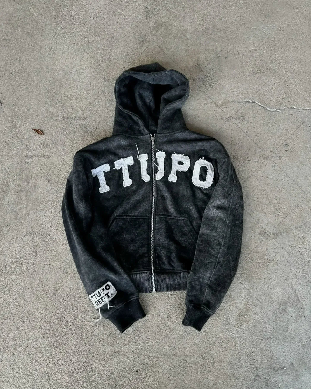 HEARUJOY  -  European and American Harajuku Retro Letter Embroidered Oversized Hoodie Men Camouflage Fashion, Loose Casual Pullover Women