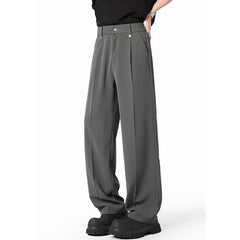HEARUJOY  -  Spring/Summer Men's Lounge Suit Pants - Loose Fit Drape Fabric Business Casual Trousers Man Clothing Plus Size 6XL 7XL 8XL
