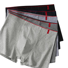 Hearujoy 4 Pcs Boxer Men Sexy Stripe Panties Underwear Sexy Knickers for Men Underpants Shorts Fashion Under Wear Lingerie Boxers Briefs