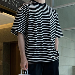 HEARUJOY  -  2XL Mens Summer T-Shirt Daily Wear Fashion Versatile Tops O Neck Design Regular Length Casual Daily Use For Men