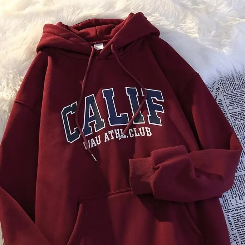 HEARUJOY  -  Urban Street Style Hoodie Matching Set Unisex Couple Sweatshirt Hip Hop Fashion Winter Fall Pullover For Men Women Trendy Loose