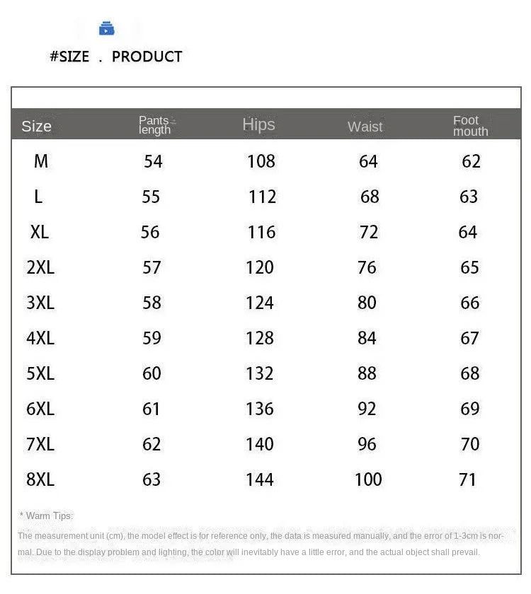 HEARUJOY  -  Star Men's Summer Thin Ice Silk Cool Sports High Street Casual Mid-sized Pants