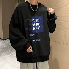 HEARUJOY  -  Funny Men's Oversized Hoodie White Walf Checks Hoodies for Men Fashion Letter Print 5XL Man Casual Wear Hoody Male Sweatshirt