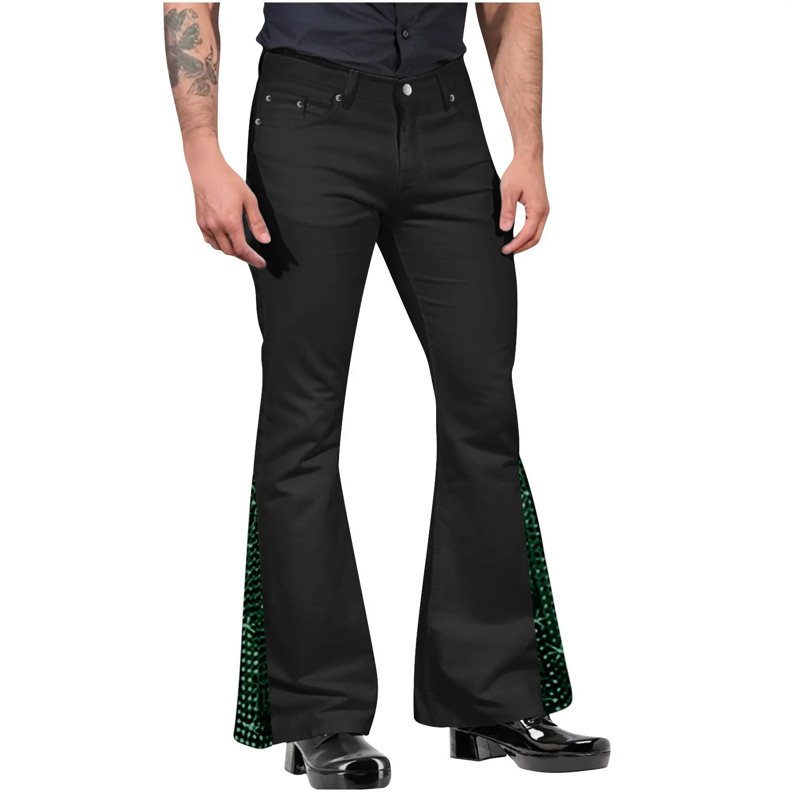 HEARUJOY  -  Summer Men's Casual Flared Slim Fit Cargo Pants Classic Business Straight Loose Trousers