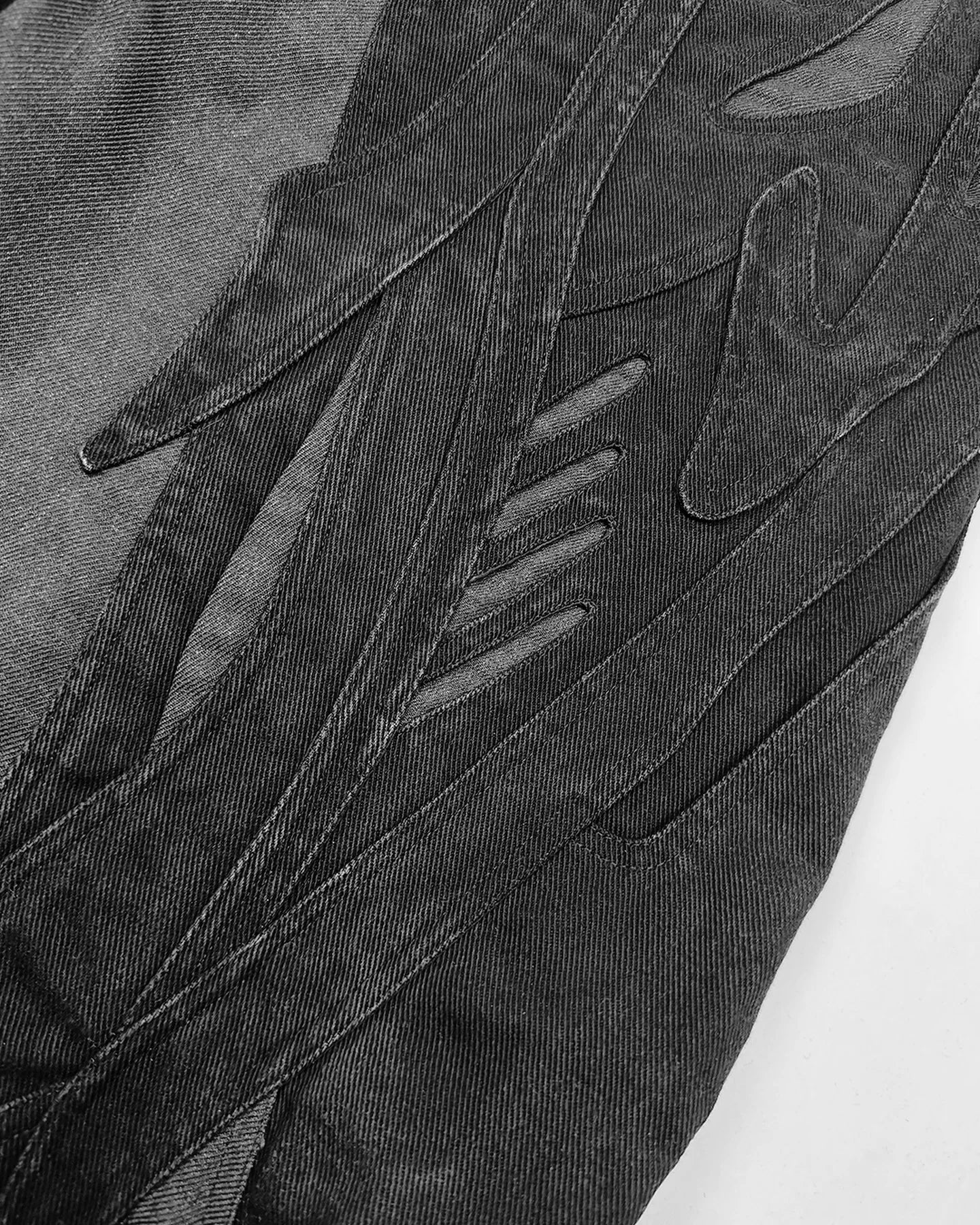 Hearujoy Black Ripped Y2k Baggy Jeans Harajuku Hip Hop High Waist Denim Pants 2024 New Gothic Retro Jeans for Men Wide Leg Streetwear