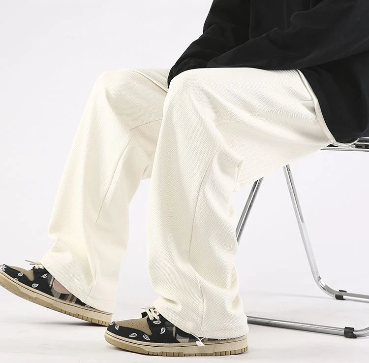 HEARUJOY  -  Trousers Wide Leg Man Sports Pants Retro Korean High Quality Cool Casual Harajuku Clearance Sale Y2k Oversize Sweatpants for Men