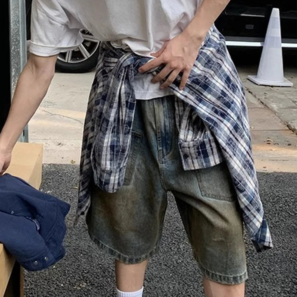 HEARUJOY  -  Casual Events Distressed Washed Pants Casual Fashion Shorts Brand New Summer Wear Lightweight Summer Pants For Beach Trip