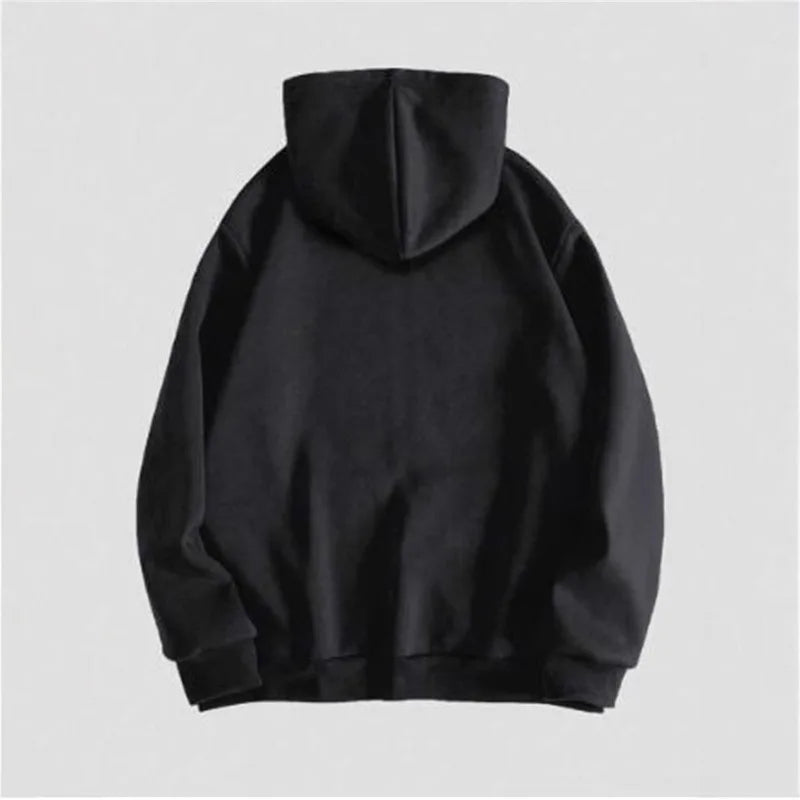 HEARUJOY  -  New Trendy Men Hoodie With Stylish Print Fashionable Pullover For Teen Boys Casual Comfortable Streetwear Youth Top