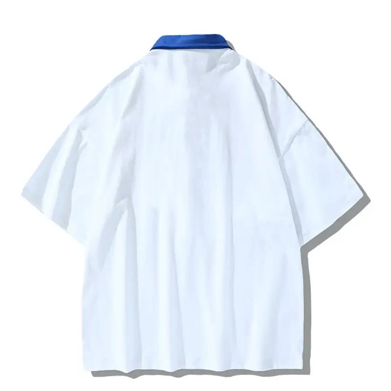 HEARUJOY  -  Polo Shirt Short-sleeved Men's Summer New Trendy Design Top Loose Half-sleeved Cotton T-shirt Men's T-shirt