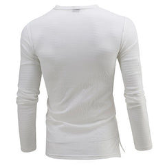 HEARUJOY  -  Comfy Hot Mens Top T-shirt Casual Comfortable Daily Holiday Long Sleeve Muscle Party Plain Polyester Regular Slim