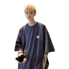 HEARUJOY  -  T Shirt Oversized Cotton White For Men 5XL Men's Letter Print T-shirts Male Casual Wear Summer Tee Shirts Unisex Big Size