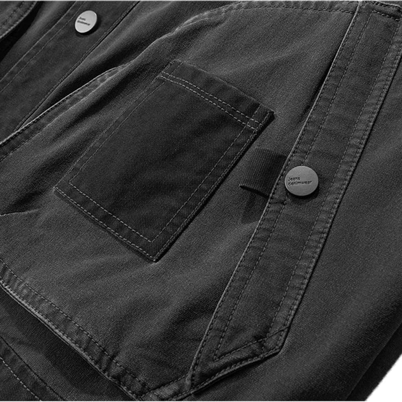 HEARUJOY  -  American Heavy Cargo Men's Casual Design Sense Loose Thin Flight Jacket Spring and Autumn New