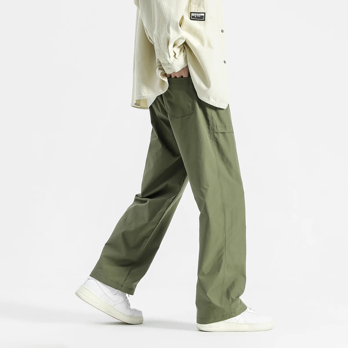 HEARUJOY  -  Harem Jogger Pants Men Streetwear Cargo Pants Hip Hop Ribbons Casual Mens Pants Ankle-length Men Trousers Ankle-length