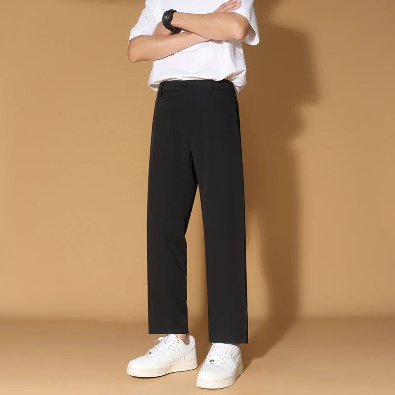 HEARUJOY  -  Mens Pants Fashion Men's Pants Summer Suit Pants Casual Korean Men's Pants Joggers Men Streetwear Casual Sports Large Size 8XL-M