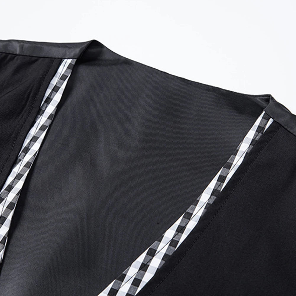 HEARUJOY  -  Fashion Business Vests Men's Suit Waistcoat Regular Length Garment Spring Autumn Fashion V Neck Sleeveless Plaid Pattern For Men
