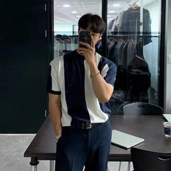 HEARUJOY  -  Tops Slim Fit Men's T-shirt Male Tees Shirts Striped Chic Korean Popular Clothes Funny Stylish Streetwear Wholesale Harajuku Hot
