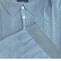 HEARUJOY  -  Men's Short-Sleeved Polo Shirt with Lapel Collar, Business Casual Style, Pure Color Sweater, New Fashionable Design, Plus Size