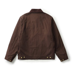 HEARUJOY  -  Classic Detroit Jacket J01 American Vintage Workwear Spring/Fall 100% Cotton Canvas Jacket J97 Loose-Fit Lightweight Coat