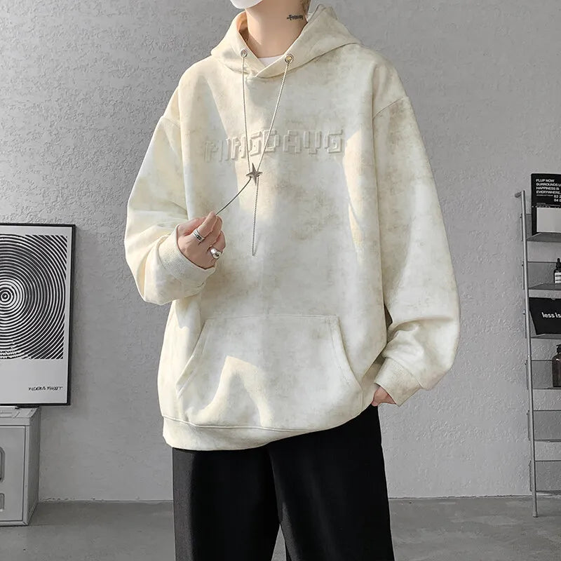 HEARUJOY  -  Casual Long Sleeves Hoodies Summer Hip Hop Loose Skateboard Casual Men's Streetwear PUNK Clothes Plus Oversized 6XL 7XL