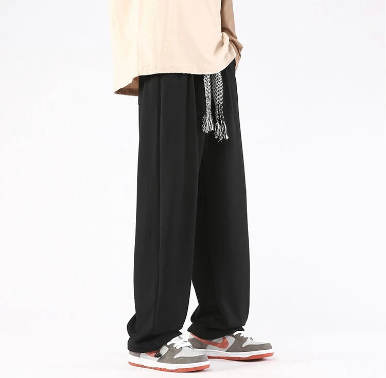HEARUJOY  -  Trousers Wide Leg Man Sports Pants Retro Korean High Quality Cool Casual Harajuku Clearance Sale Y2k Oversize Sweatpants for Men