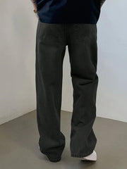 HEARUJOY  -  Men'S Skinny Fit Wide Leg Jeans, Men'S Stylish Comfy Denim Pants, Versatile For Four Seasons