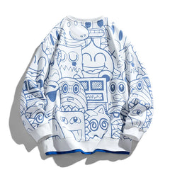 HEARUJOY  -  Spring Autumn Men Sweatshirts Casual Korean Style Long Sleeve Shirts Male Hoodies Round Neck Unisex Pullovers