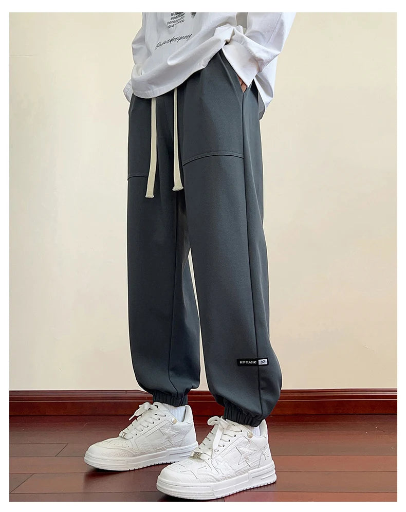 HEARUJOY  -  Men's New Fashionable Versatile Sports Leisure Straight Leg Pants Outdoor High-quality Sports Trend Comfortable Breathable Pants