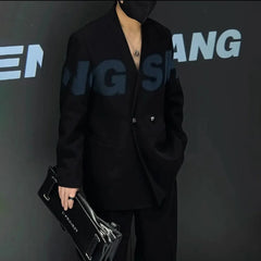 HEARUJOY  -  Mens Jacket Temperament Casual Suit Jacket Autumn Fashion All-Match Elegant Business Commuting Long-Sleeved Top Men'S Clothing