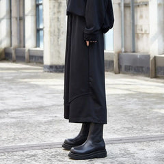 HEARUJOY  -  Y2k Samurai Pants Hakama Button Stitching Design Casual Pants Genderless Spring Streetwear Fashion Niche Trend Pants Unisex
