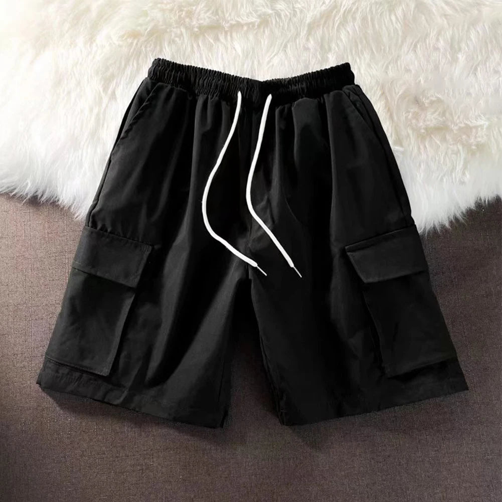 HEARUJOY  -  Beach Activities Black Men Basketball Shorts Men Sports Basketball Shorts Brand New Condition Lightweight Fabric