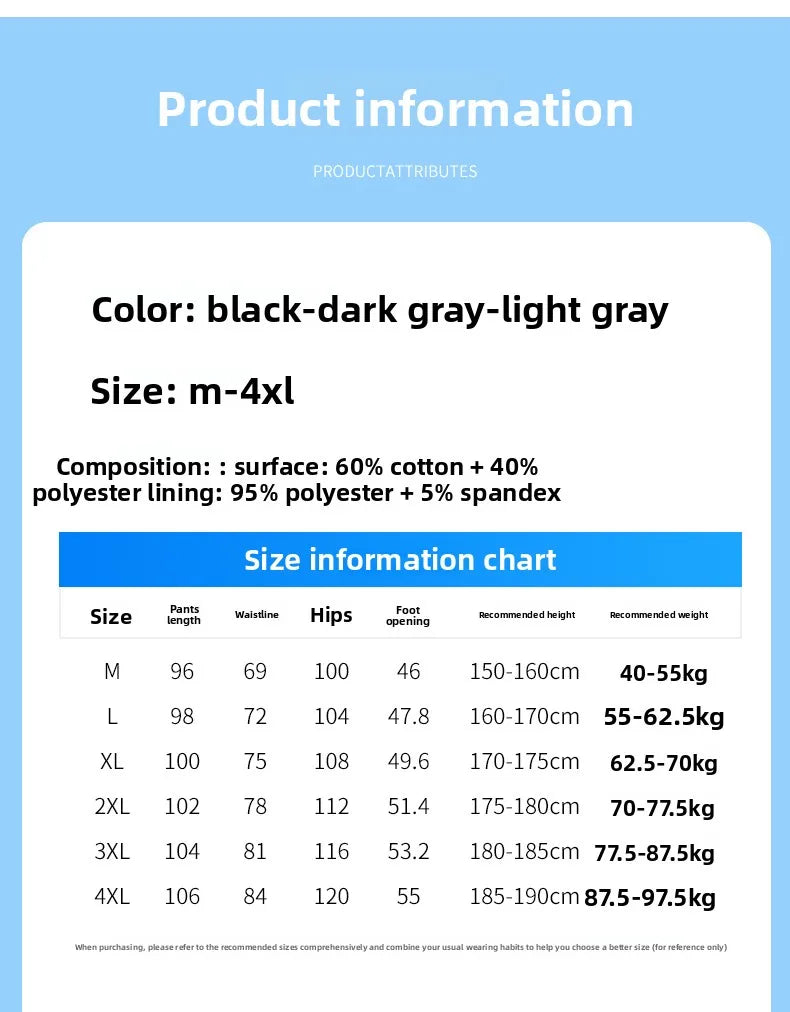 HEARUJOY  -  Men's New Fashionable Handsome High-quality Casual Pants Comfortable and Versatile Breathable Fashionable Straight Leg Pants