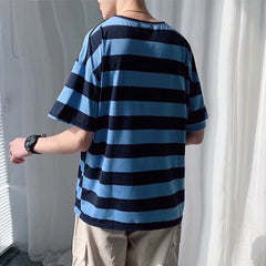 HEARUJOY  -  New Men Sweatshirt Sweatshirt Crew Neck Top Korean Style Top Men's Casual Wear Polyester Spandex Fabric Casual Wear