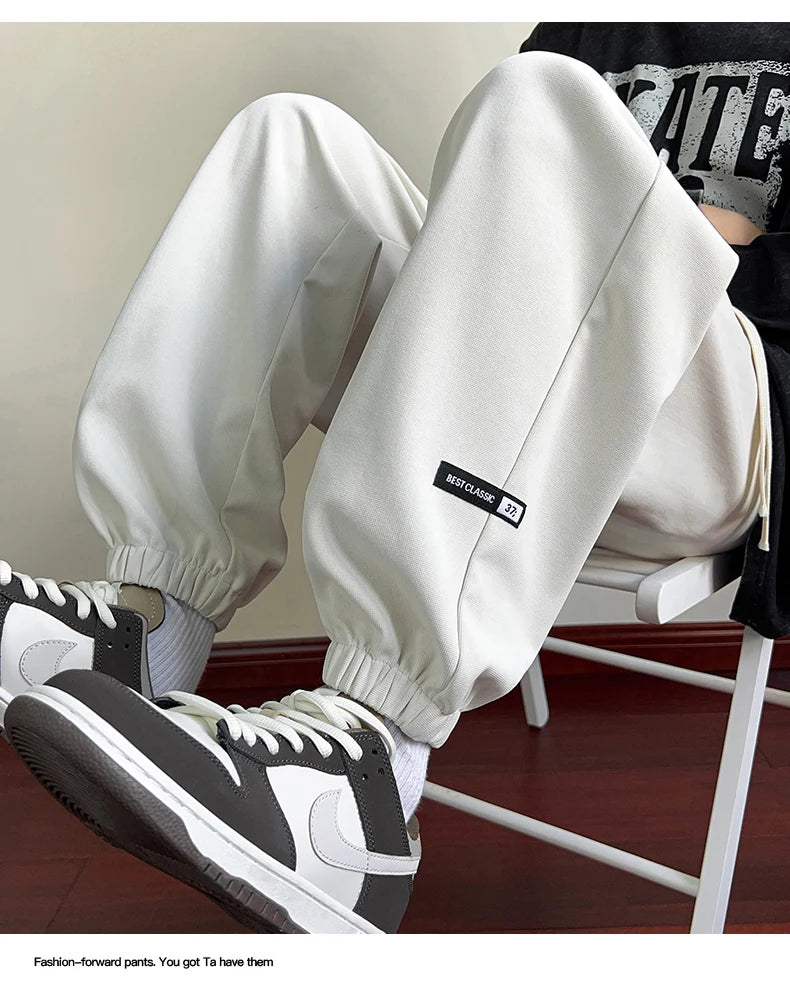 HEARUJOY  -  Men's New Fashionable Versatile Sports Leisure Straight Leg Pants Outdoor High-quality Sports Trend Comfortable Breathable Pants