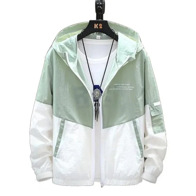 HEARUJOY  -  Retro Spring Jackets Men Women Bomber Loose High Street Hip Hop Motorcycle Color Block Coat Autumn Short Zipper Vintage Outwear