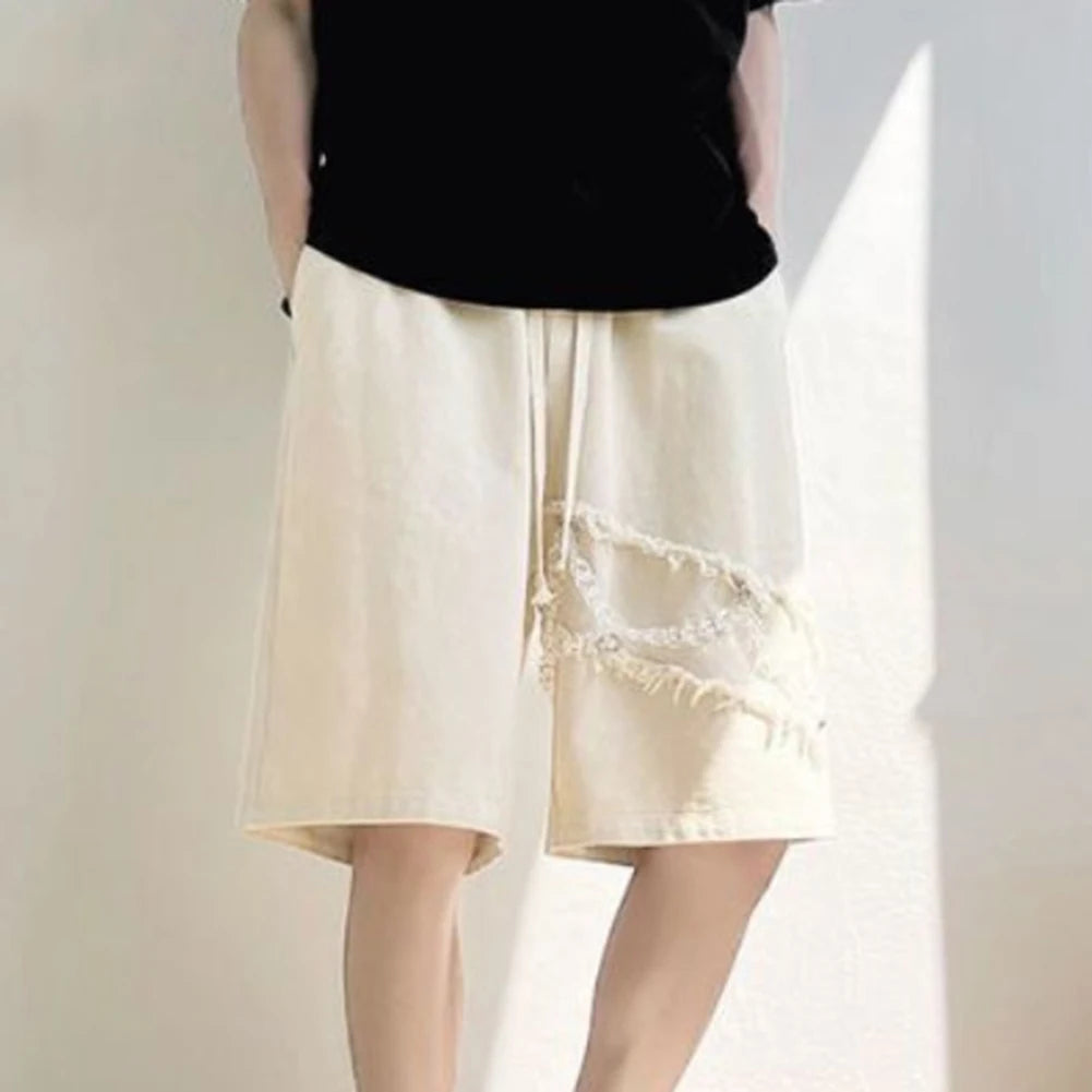 HEARUJOY  -  Summer Casual Wear Fringed Patchwork Pants Casual Wear Summer Outfits 2XL Perfect For Daily Wear Regular Length