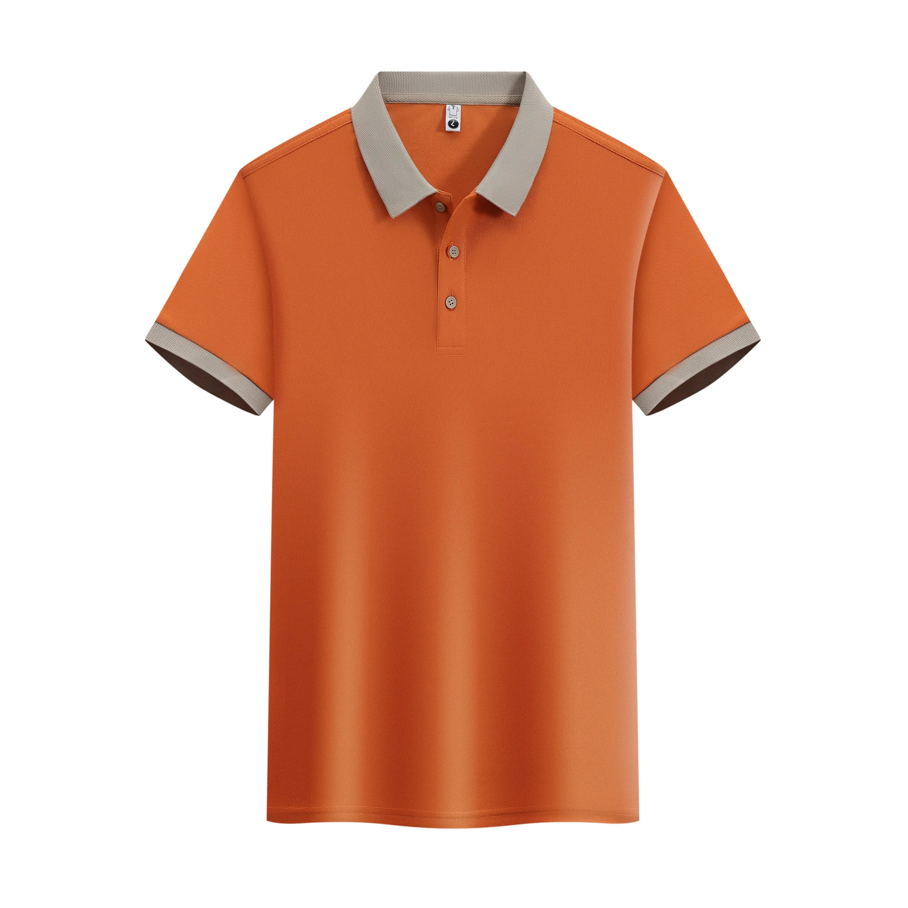 HEARUJOY  -  Summer Men's Clothing Luxury Knit Short Sleeve Polo Shirt Retro Button-down Patchwork Popular Fashion Business Casual T-shirt