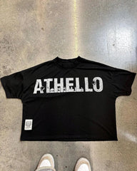 Hearujoy Y2k Men top Retro trend hip hop streetwear oversized lettering print short sleeve fashion Harajuku casual couple oversized shirt
