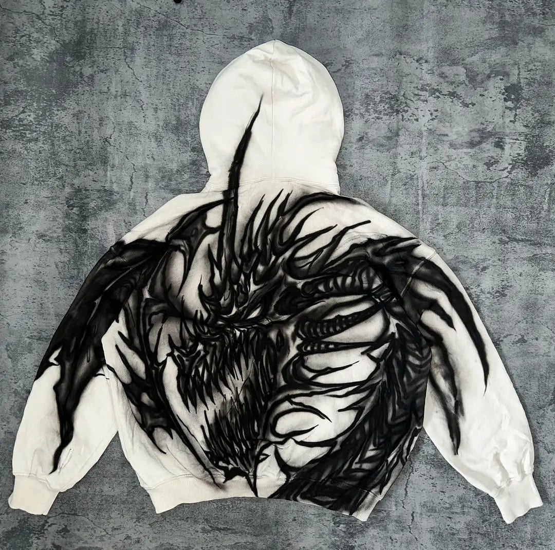 Hearujoy Harajuku Oversized Gothic Dragon Print Hoodies Women Hoodie Streetwear Sweatshirt Y2k Tops Gothic Clothes Grunge Women Clothing