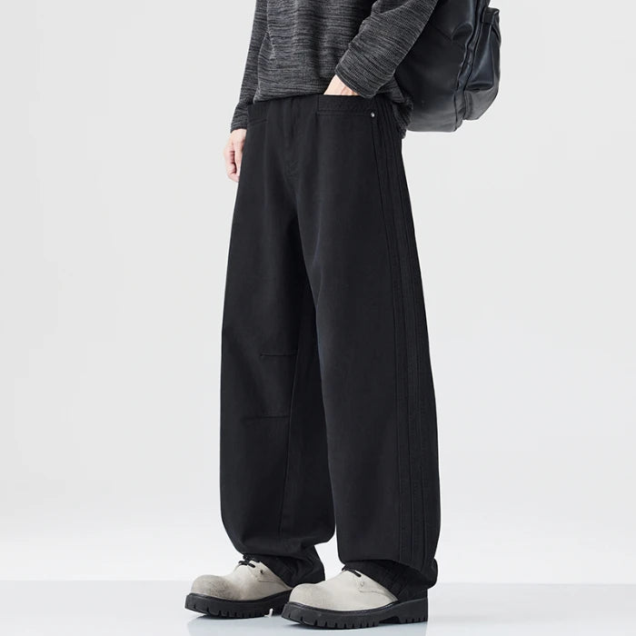 HEARUJOY  -  Autumn New Arrival Japanese Retro 3D Tailored Pants - Men's Oversized Straight Wide-Leg American Casual Trousers
