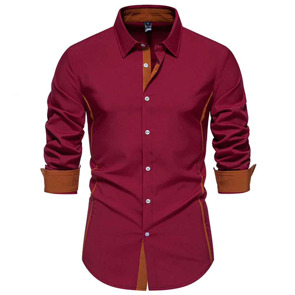 HEARUJOY  -  Casual Spring Autumn Fashion Business Top Casual Gatherings Regular Length Slight Stretch Everyday Wear Lapel Neckline