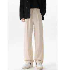 HEARUJOY  -  Spring/Summer Men's Lounge Suit Pants - Loose Fit Drape Fabric Business Casual Trousers Man Clothing Plus Size 6XL 7XL 8XL